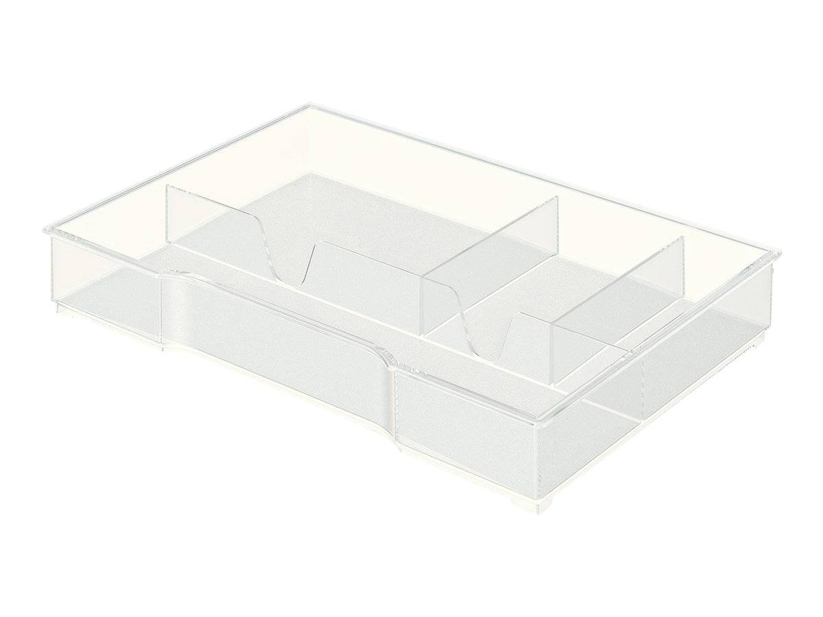 Schubladeneinsatz 16,7x24,7x3,5cm 4xFach tr-1