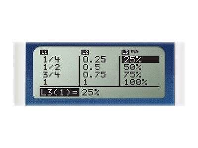 Texas Instruments TI-34 MULTIVIEW Schulrechner Weiß, Blau Display (Stellen): 16 solarbetrieben, batteriebetrieben (B x H-3