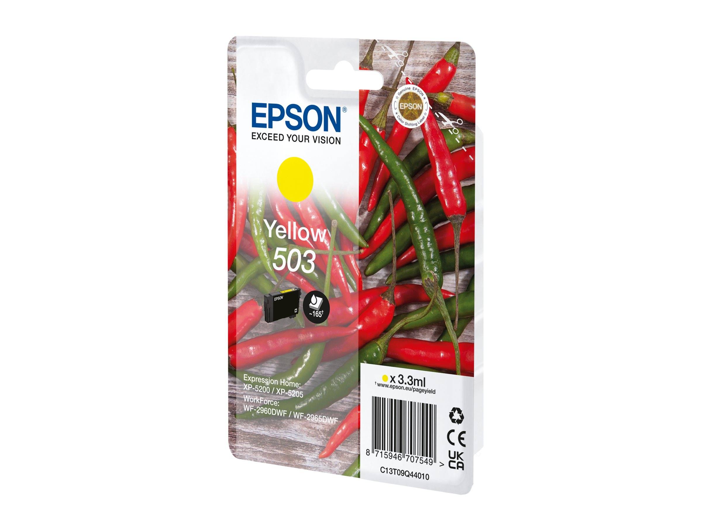 Epson 503 - 3.3 ml - Gelb - original - Blister mit RF- / akustischem Alarmsignal-0