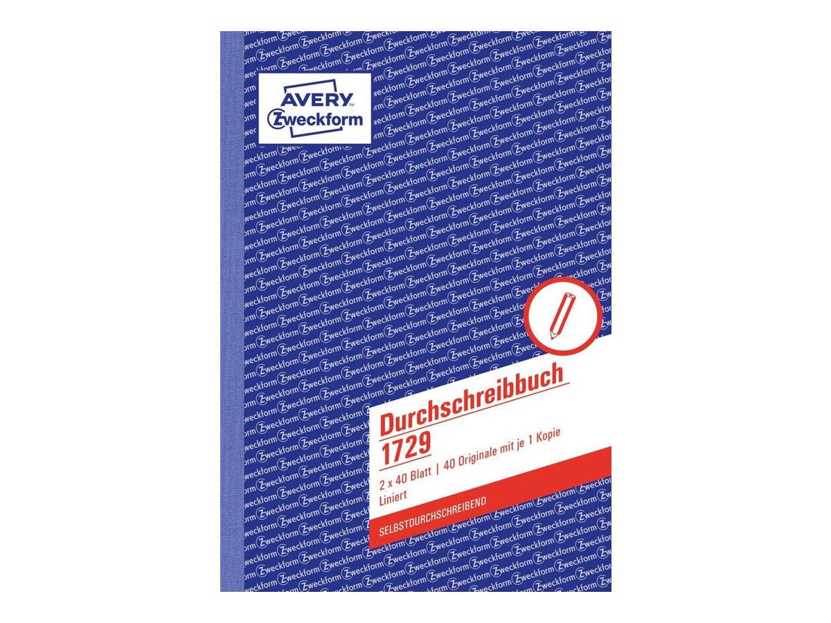 Avery Zweckform - Durchschreibebuch - 40 Blatt-1