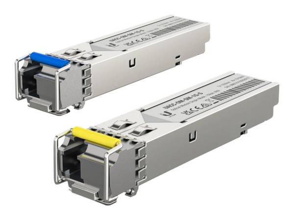 Ubiquiti - SFP (Mini-GBIC)-Transceiver-Modul - 1GbE - 1000Base-BiDi - LC Single-Modus - bis zu 3 km - 1310 nm / 1550 nm