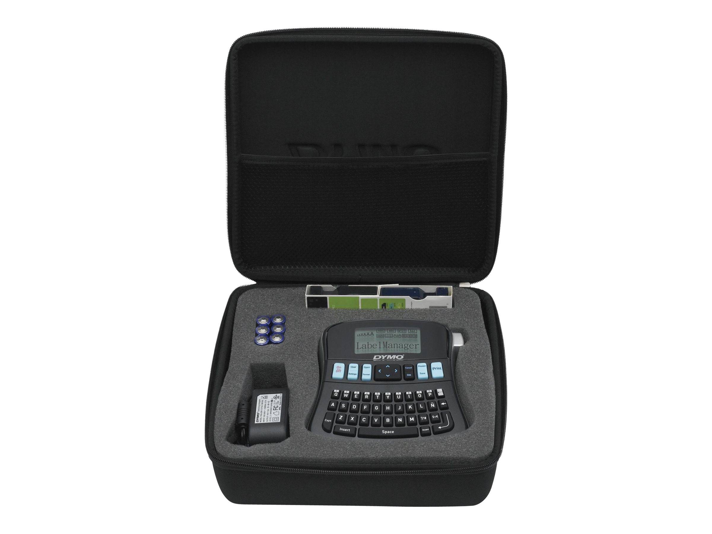 DYMO LabelMANAGER 210D Kit - Beschriftungsgerät - s/w - Thermotransfer - Rolle (1,2 cm)-0