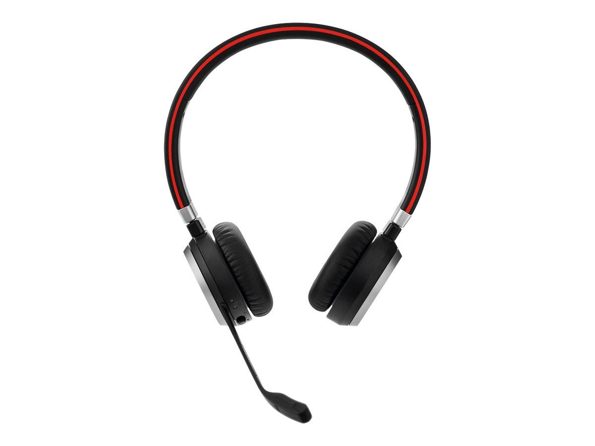 Jabra Evolve 65 Second Edition - UC On Ear Headset Bluetooth®, Funk Stereo Schwarz Noise Cancelling, Mikrofon-Rauschunte-1