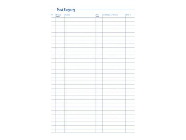 Avery Zweckform PosteinAusgang Formularbuch 931 DIN A4 50Bl.