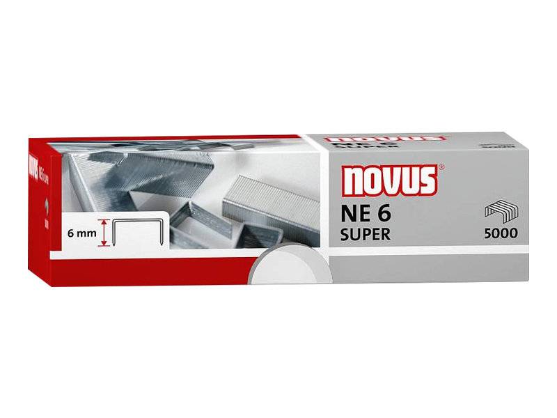 NOVUS DAHLE - Novus - Heftklammern - 23/6 - 6 mm - Packung mit 1000-0