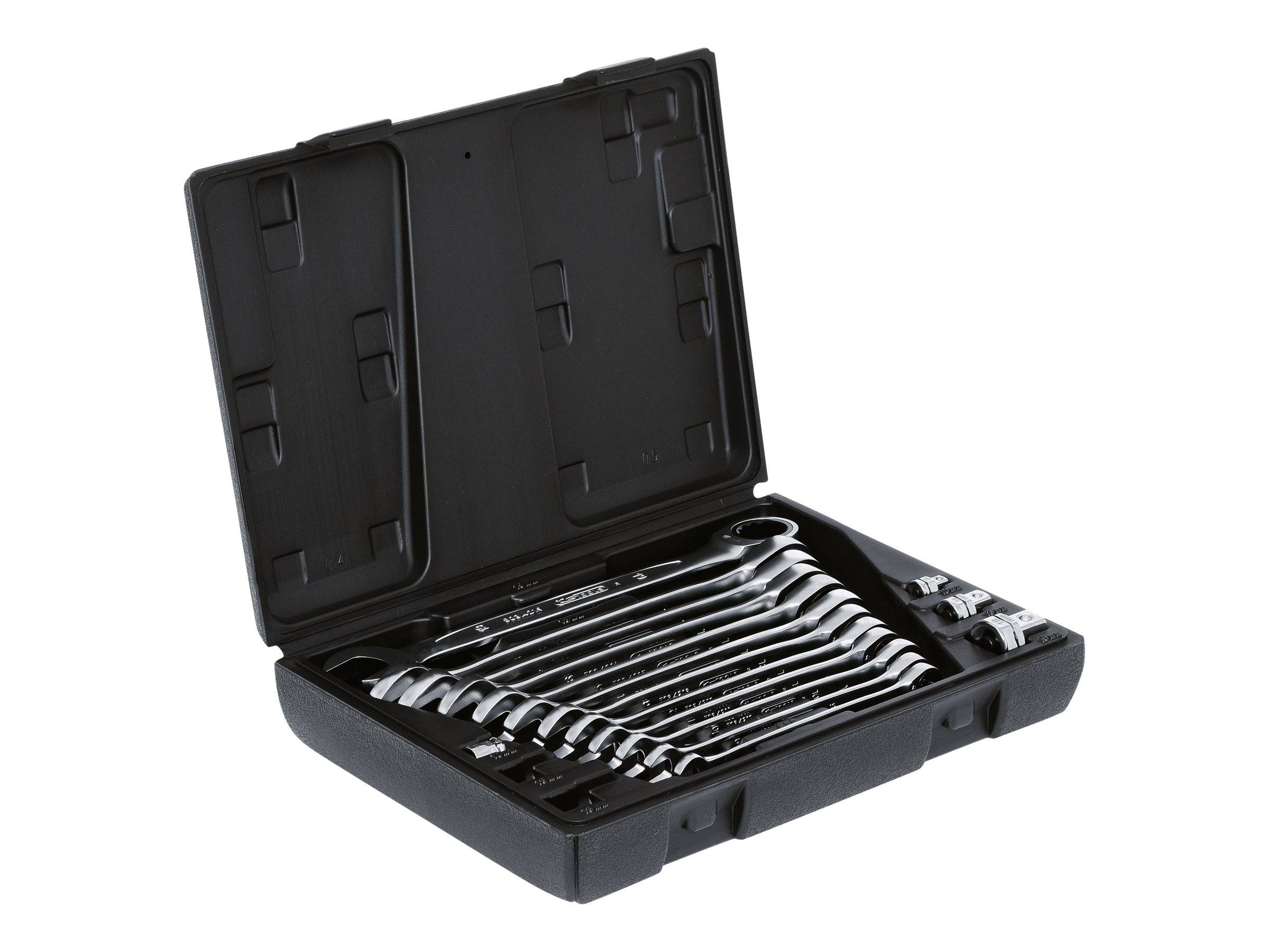 Ratschenschlüssel-Satz 16-tlg. 8-19mm gerade KS KS TOOLS - Artikel: 4042146084809-2