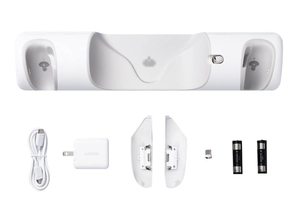Anker Innovations Charging Dock for VR headset and controllers White - Batterie - Mignon (AA)-0