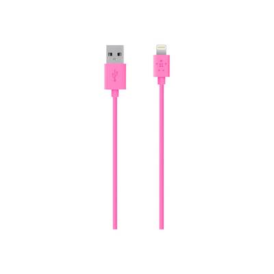 Belkin MIXIT Lightning to USB ChargeSync - Lightning-Kabel - Lightning männlich bis USB männlich - 1.2 m - pink - für Ap