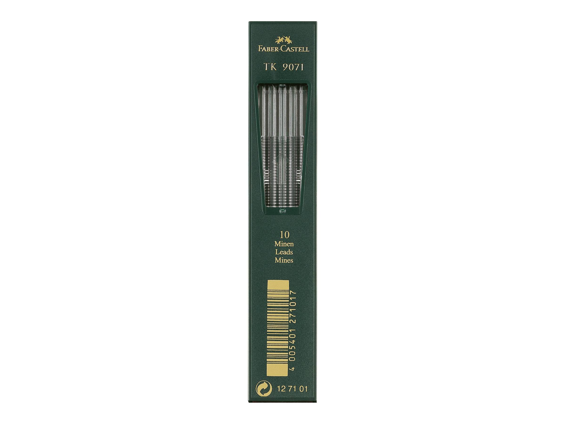 Faber-Castell TK 9071 - Bleistiftmine - 2B - Intense Black - 2 mm (Packung mit 10)-0