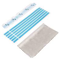 StarTech.com Sichtschutz Halterung, universelles Montagesatz für Blickschutzfolie/Sichtschutzfolie mit Klebepads,Klebest-3