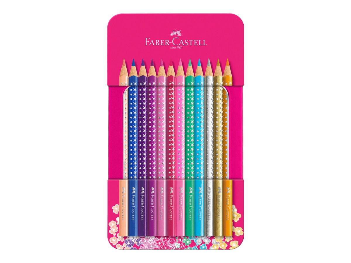Faber-Castell SPARKLE - Farbstift - verschiedene Farben (Packung mit 12)-0