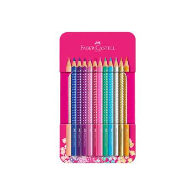 Faber-Castell SPARKLE - Farbstift - verschiedene Farben (Packung mit 12)-0