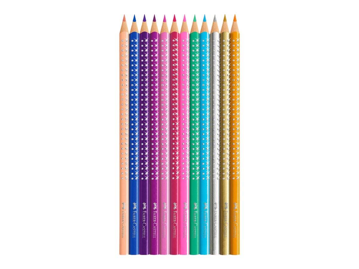 Faber-Castell SPARKLE - Farbstift - verschiedene Farben (Packung mit 12)-1