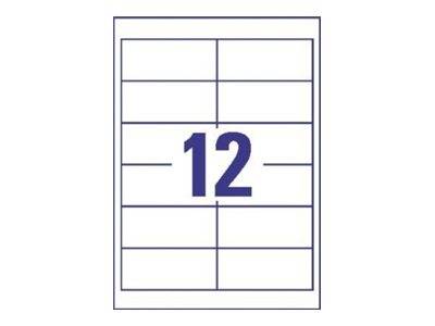 AVERY ZWECKFORM - Avery - Weiß - 97 x 42.3 mm 300 Etikett(en) (25 Bogen x 12)-1