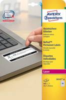 Avery-Zweckform 800 Abziehsichere Etiketten - 45,7x25,4 mm »L6145-20«-1