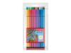 STABILO Pen 68 - Filzstift - gemischte Farben - wasserbasierte Tinte - 1 mm - Mittel (Packung mit 20)