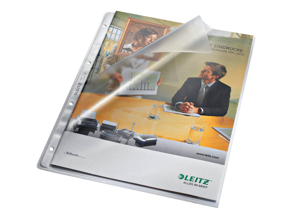 ESSELTE LEITZ - Leitz Premium - Oben und seitlich geöffnete Klarsichthülle-0