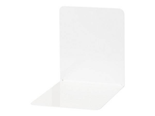 JAKOB MAUL - MAUL - Buchstütze - Metall - White Gloss (Packung mit 2)