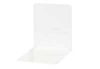 JAKOB MAUL - MAUL - Buchstütze - Metall - White Gloss (Packung mit 2)-1