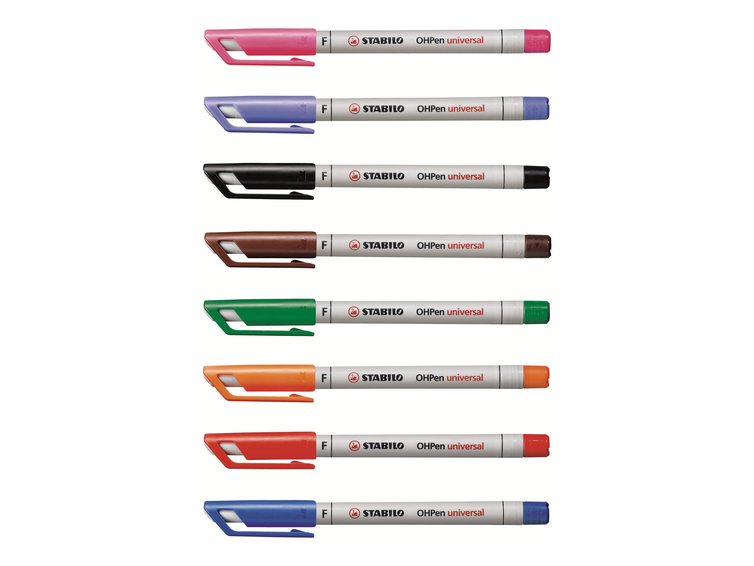STABILO OHPen universal - Fineliner - nicht dauerhaft - für Overhead-Projektor-Folien - gemischte Farben - 0.7 mm - fein-1