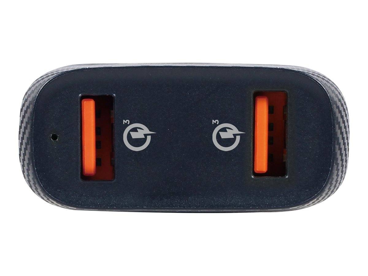 Gembird - Auto-Netzteil - 36 Watt - 3 A - QC 3.0 - 2 Ausgabeanschlussstellen (2 x USB)-2