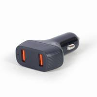 Gembird - Auto-Netzteil - 36 Watt - 3 A - QC 3.0 - 2 Ausgabeanschlussstellen (2 x USB)-4