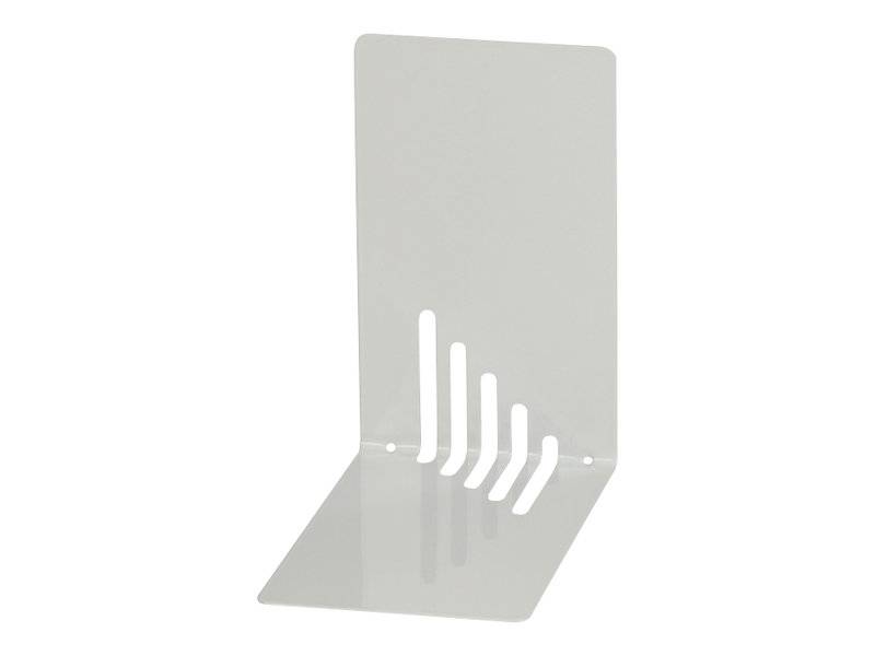 JAKOB MAUL - MAUL - Buchstütze - Metall - Gloss Gray (Packung mit 2)-1