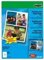 Sigel InkJet Everyday plus Photo Paper IP714 - Glänzend - weiß - A4 (210 x 297 mm)-2