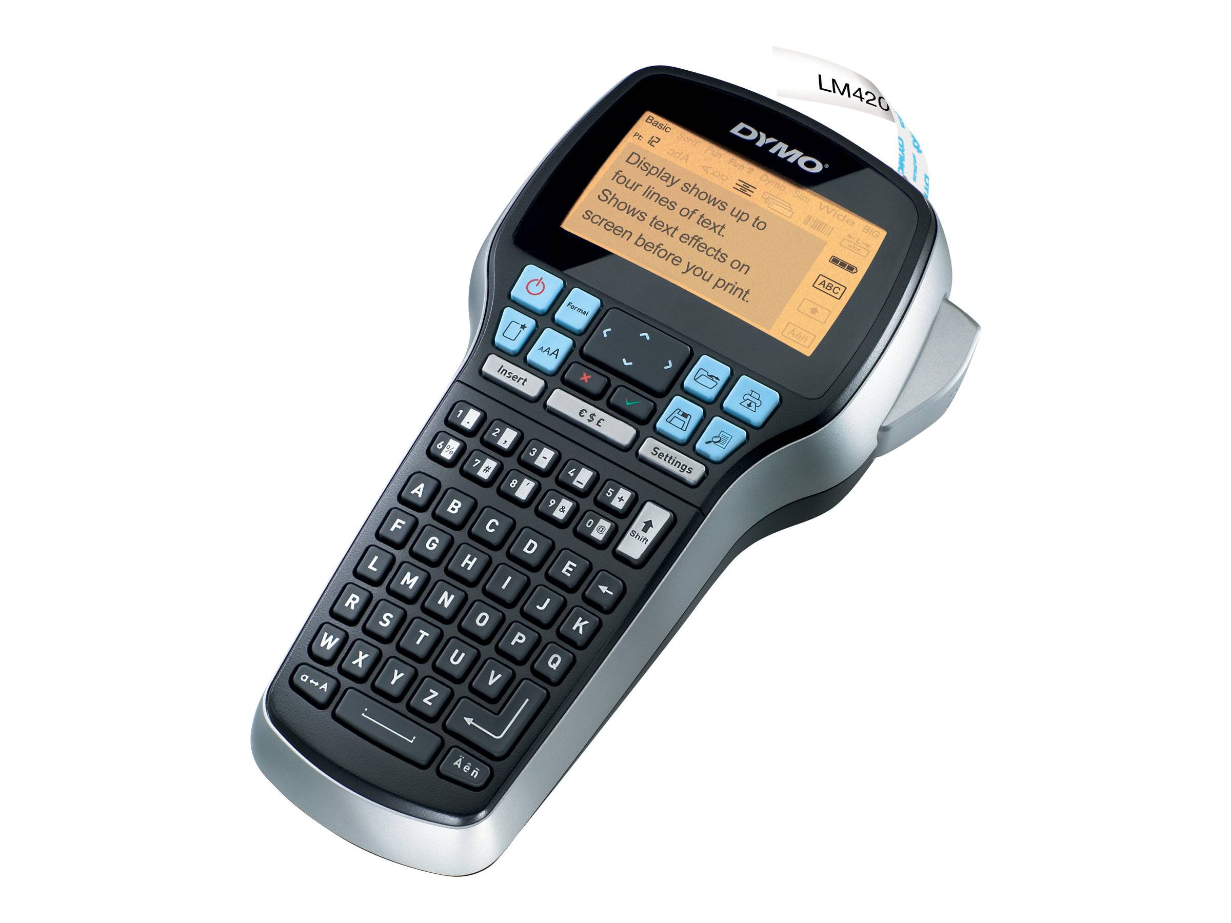 DYMO LabelMANAGER 420P - Beschriftungsgerät - s/w - Thermotransfer - Rolle (1,9 cm)-0