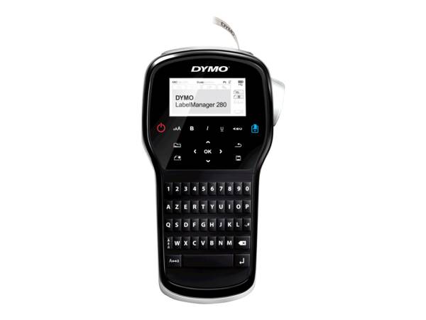 DYMO LabelMANAGER 280 - Kit - Beschriftungsgerät - s/w - Thermotransfer - Rolle (1,2 cm)