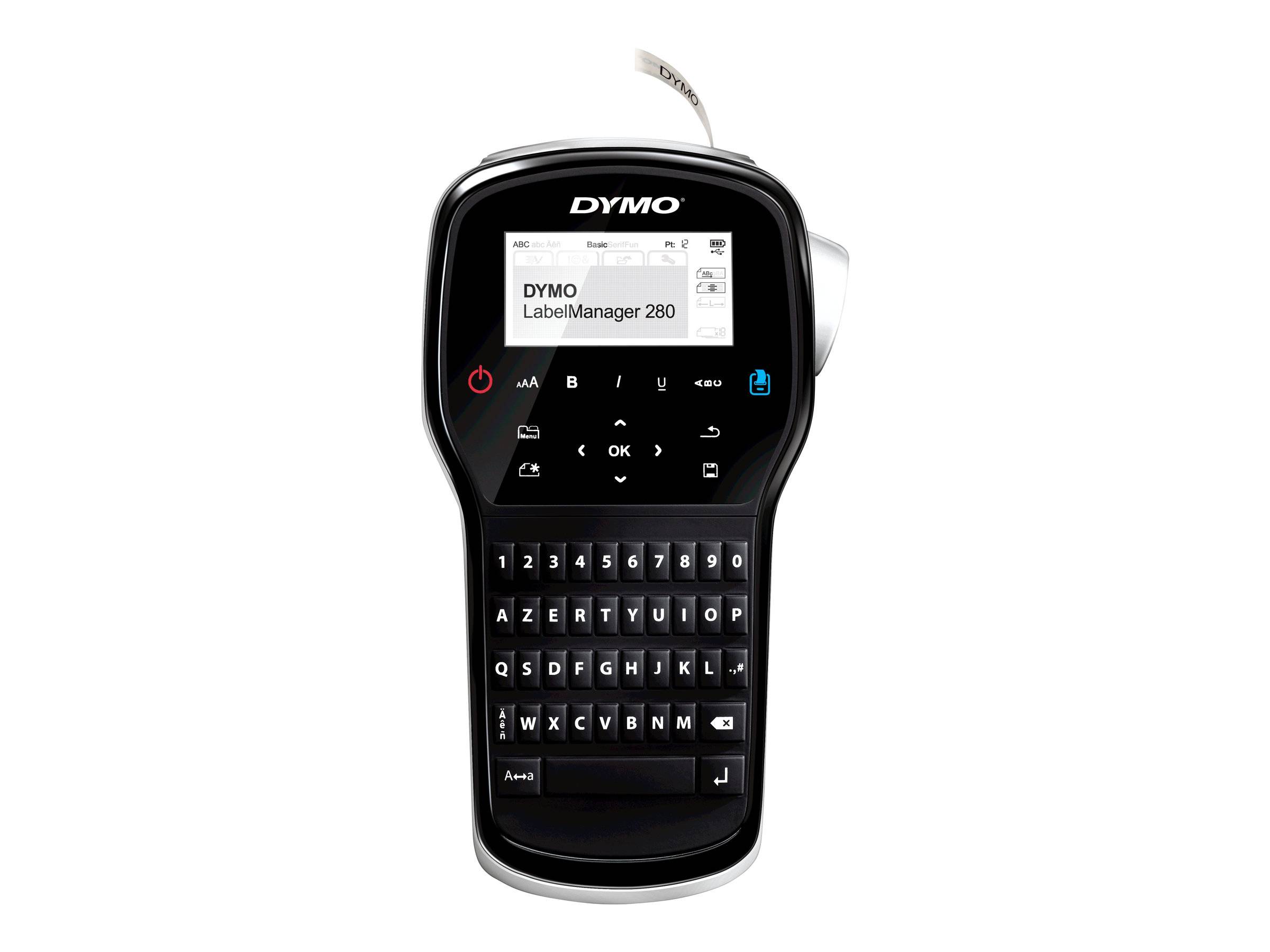 DYMO LabelMANAGER 280 - Kit - Beschriftungsgerät - s/w - Thermotransfer - Rolle (1,2 cm)-0