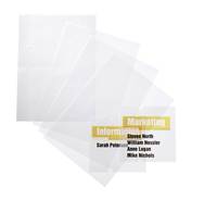 DURABLE CRYSTAL SIGN - A6 (105 x 148 mm) 10 Stck. transparente klare Folie-2