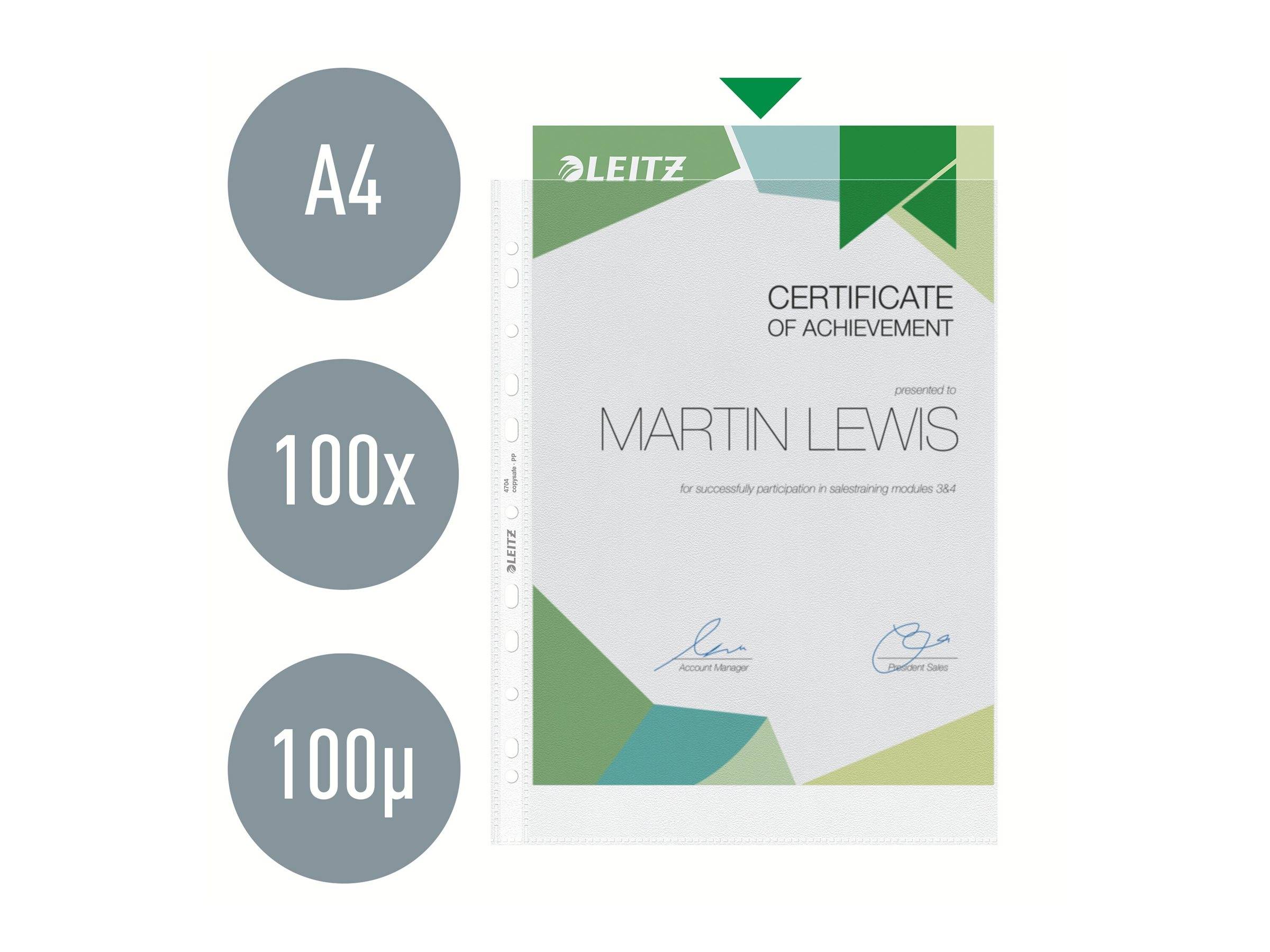 ESSELTE LEITZ - Leitz - Schutzhülle - für A4 (210 x 297 mm)-0