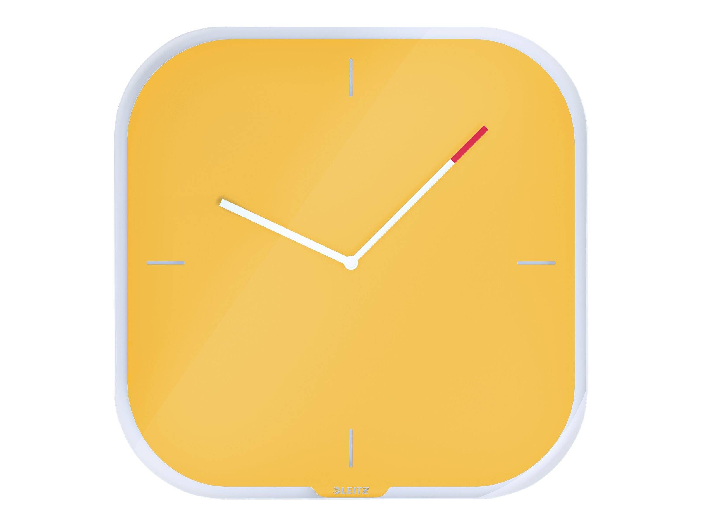 ESSELTE LEITZ - Leitz Cosy - Uhr - viereckig - Quarz - geeignet für Wandmontage-0