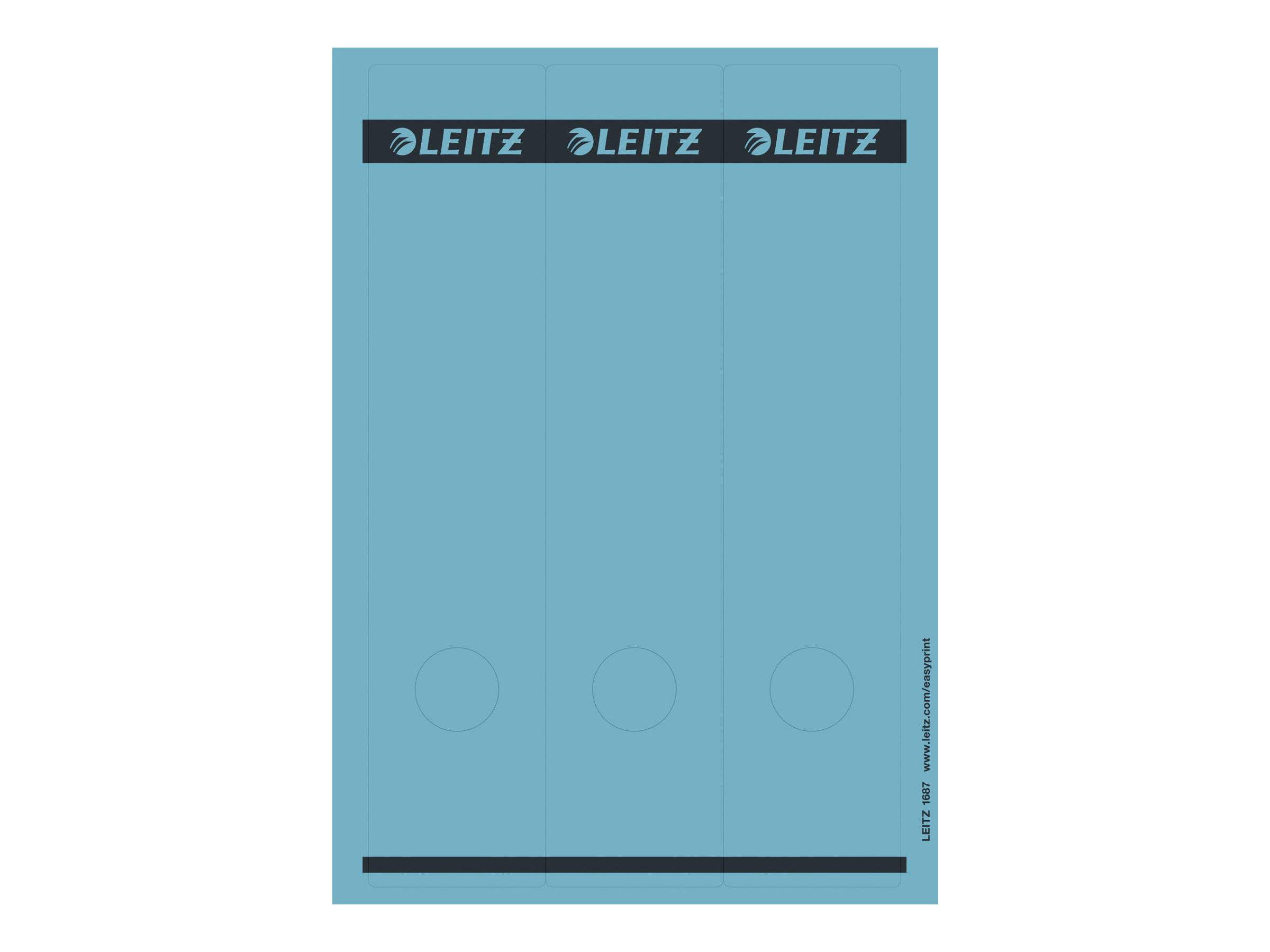 ESSELTE LEITZ - Leitz - Ordneretiketten - Blau (Packung mit 75)-0