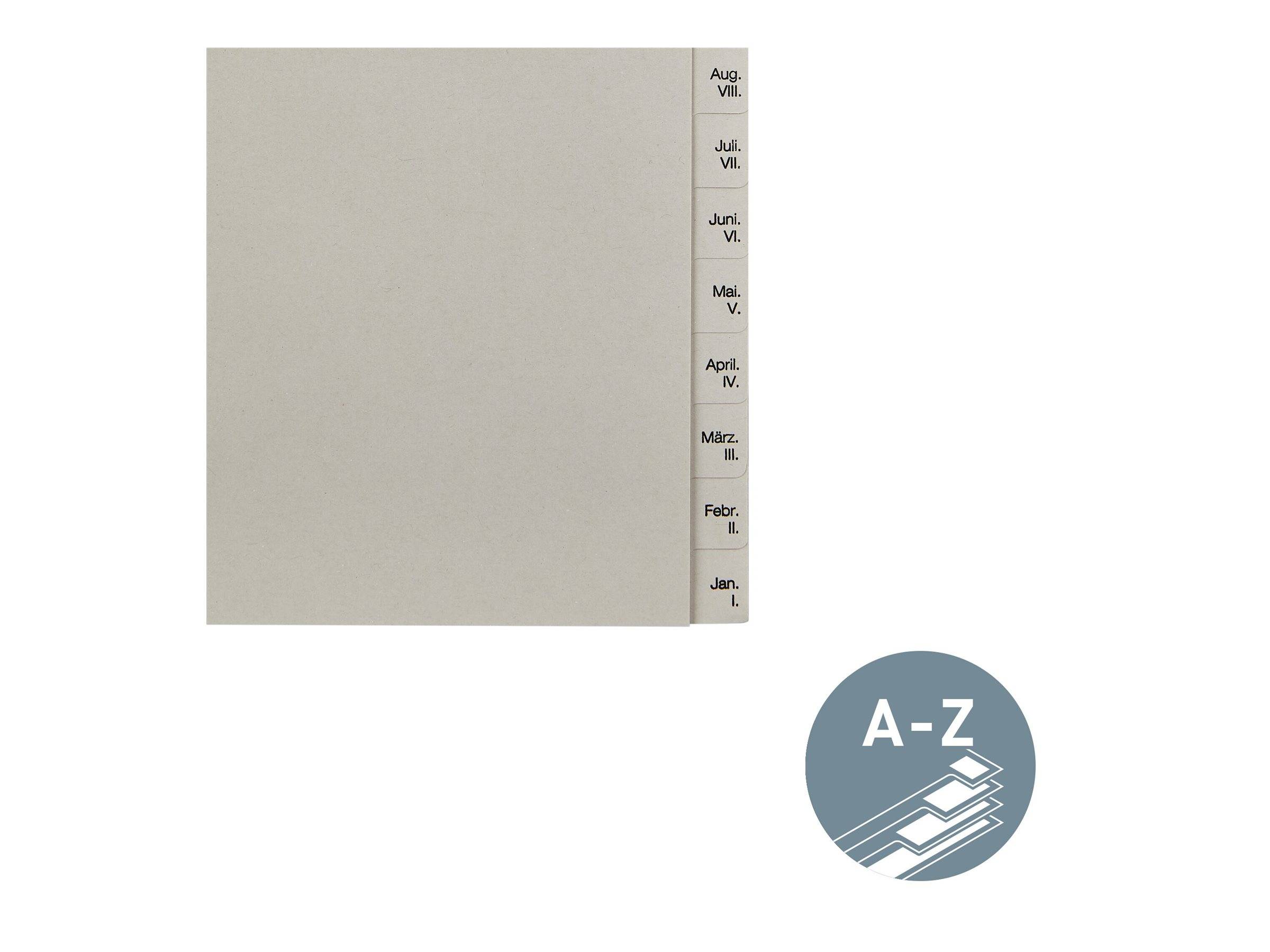 ESSELTE LEITZ - Leitz - Trennelement - 12 Teile - vorgedruckt: Dez-Jan - für A4 (210 x 297 mm)-1