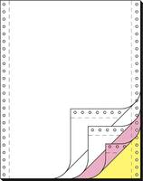 Sigel DIN-Computer paper - Perforiert - weiß, Gelb, pink-1