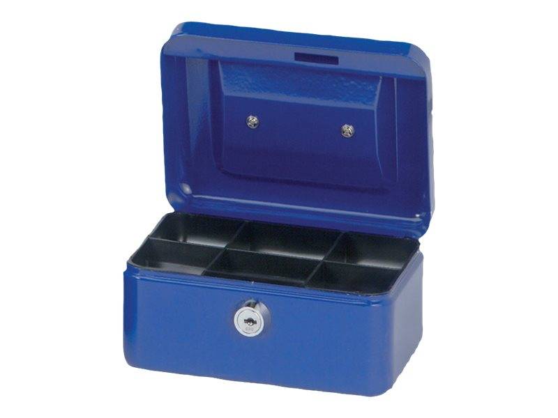 JAKOB MAUL - MAUL - Geldkassette - lackierter Stahl - Blau-0