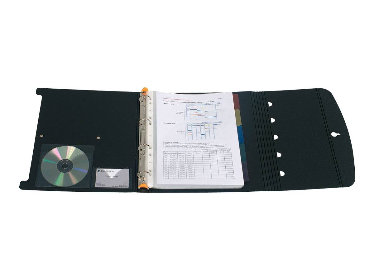 Exacompta Exactive Exashow - Nachfüllbare Ringmappe - 25 Fächer - 50 Sicht - 5 Teile - für A4 (210 x 297 mm)-1