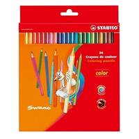 STABILO color Swano - Farbstift - verschiedene Farben - 2.5 mm (Packung mit 24)-1
