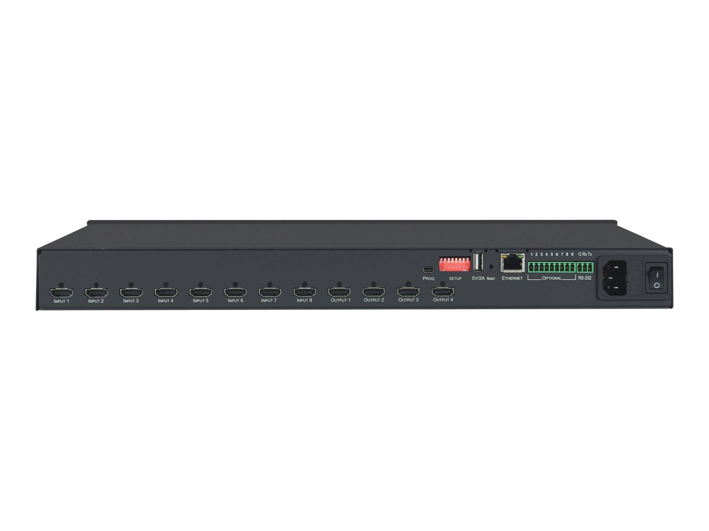 KRAMER VS-84H2 - 8x4 4K UHD HDR HDMI Matrix-Switcher (4K@60Hz | 4:4:4 | 19“ Rackformat | HDCP 2.2 | RS-232)-2