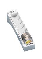 WEDO Münzrille für 2 Euro, lichtgrau-1