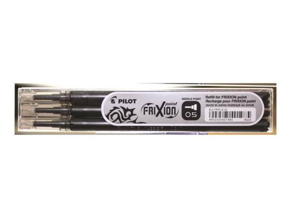 PILOT PEN - Pilot FriXion Point - Nachfüllpatrone - Schwarz - 0.5 mm (Packung mit 3)
