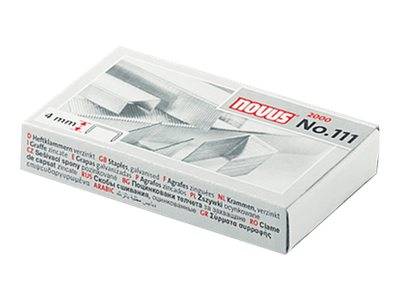 NOVUS DAHLE - Novus - Heftklammern - No. 111 - 4 mm - Stahldraht-0