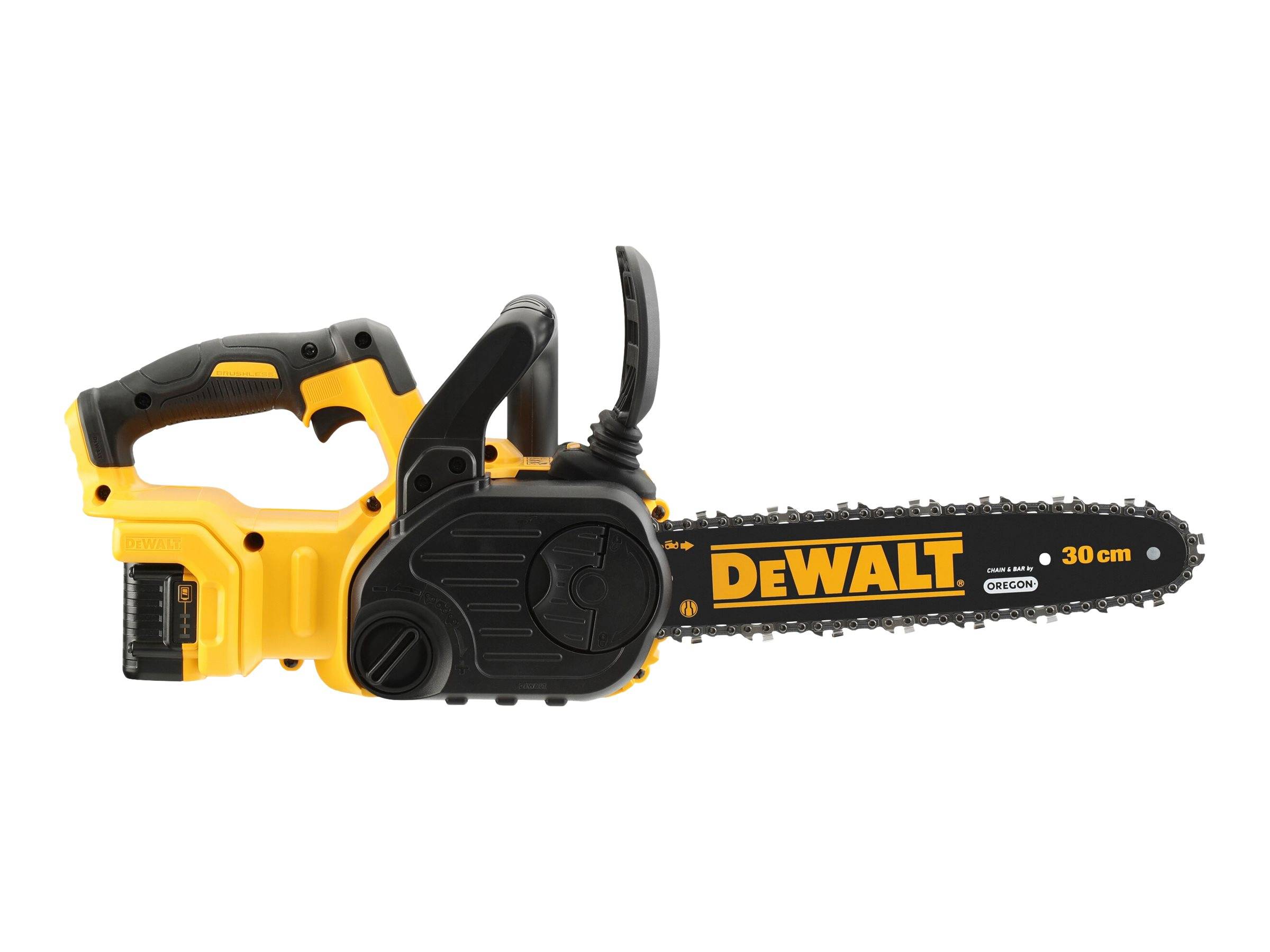 DeWALT DCM565P1-QW - Kettensäge - schnurlos - 18 V - 5 Ah Ladegerät enthalten - 3750-4200 1/min-2