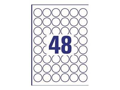 AVERY ZWECKFORM - Avery Heavy Duty Laser Labels L4716 - Polyester - permanenter Klebstoff - beschichtet - weiß - 30 mm r-1