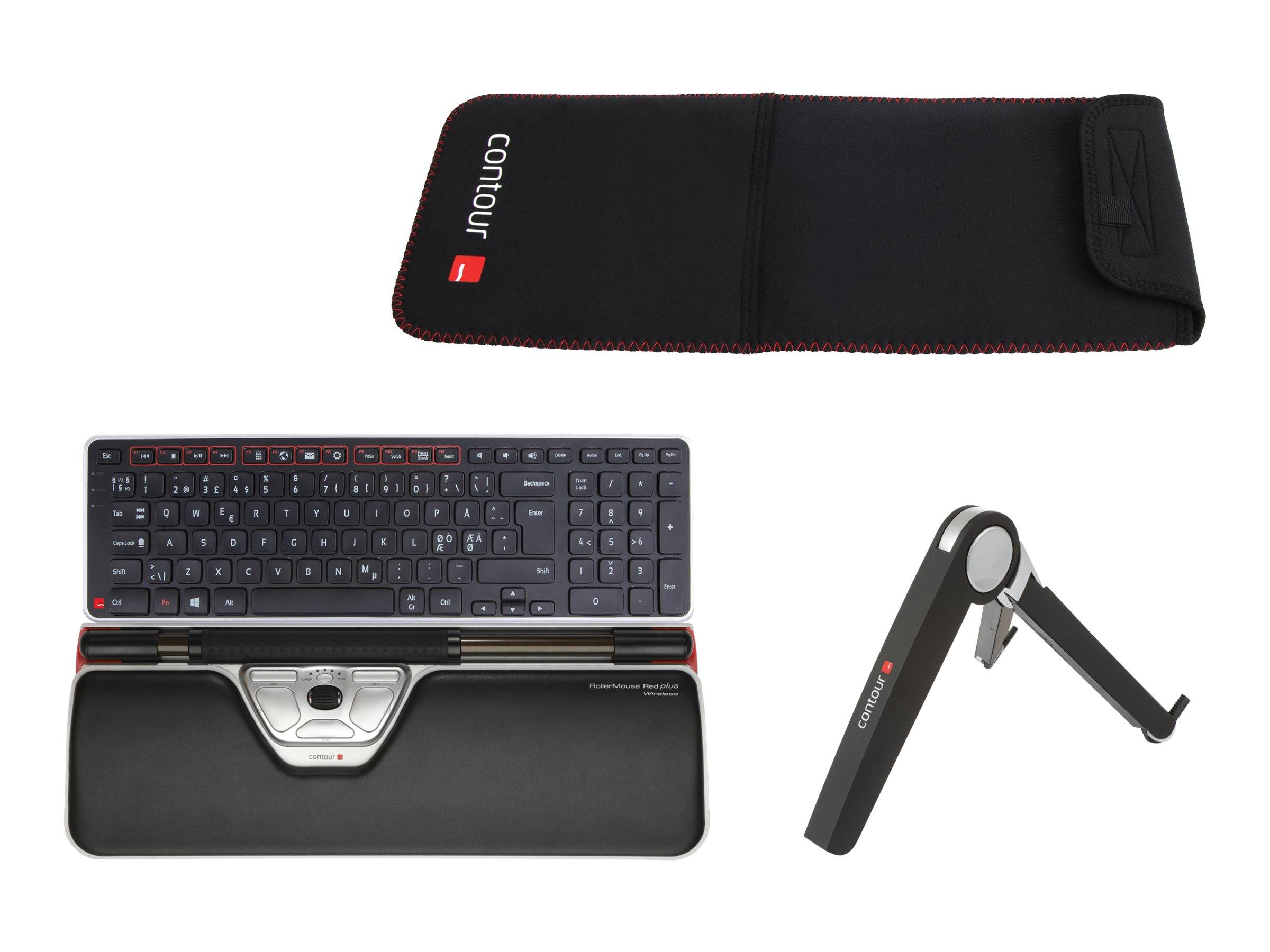 Contour RollerMouse Red Plus Wireless - Travel Kit-0