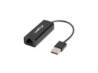 Lanberg NC-0100-01 - Netzwerkadapter - USB 2.010/100 Ethernet - Schwarz-0