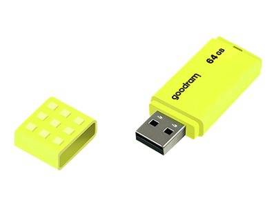 GoodRam UME2 - USB-Flash-Laufwerk - 64 GB - USB 2.0 - Gelb-2