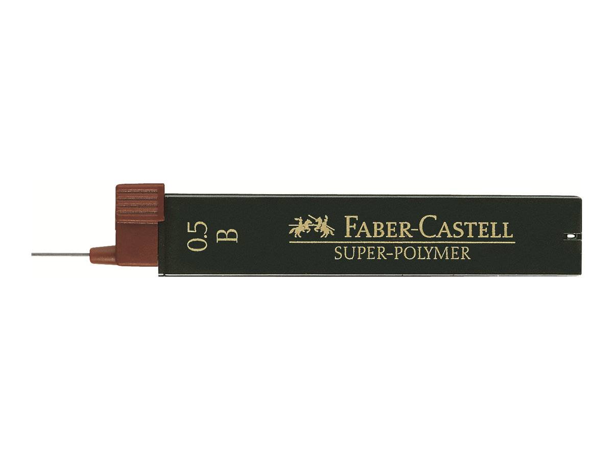 Faber-Castell Super-Polymer - Bleistiftmine - Superpolymer - B - 0.5 mm (Packung mit 12)-0